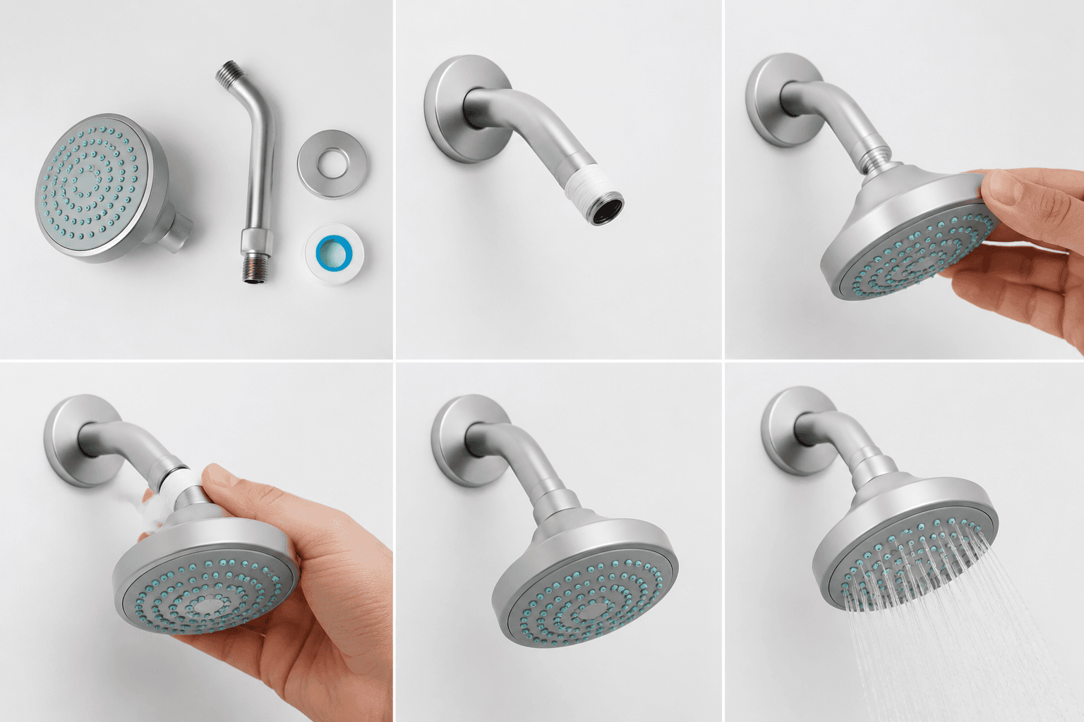 How to swap a shower head